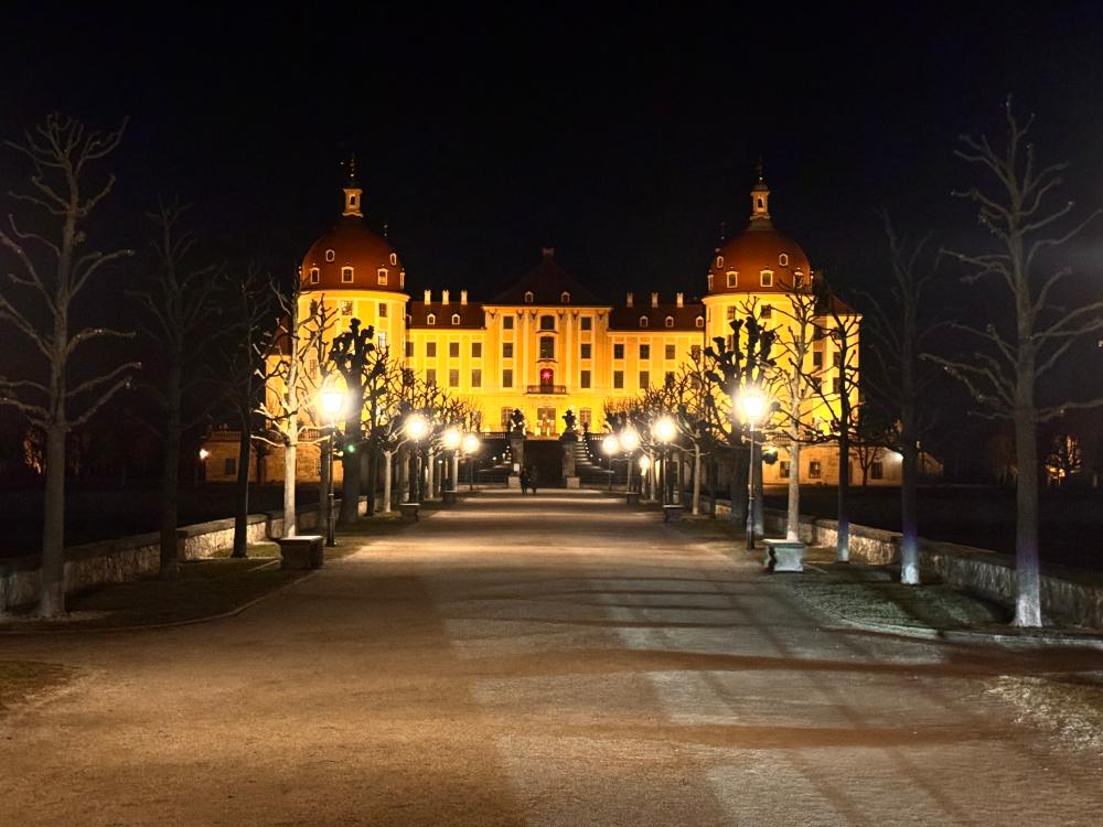 Schloss bei Nacht